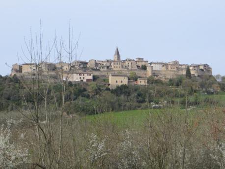 Fortified hilltop village of Puycelsi